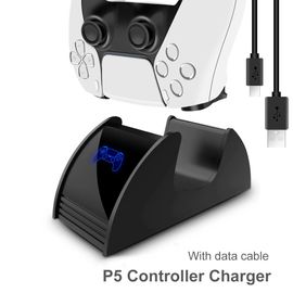 Ps5 Poignée Charge Unique Ps5 Poignée Siège Charge Ps5 Poignée Chargeur Ps5 Charge Unique Avec Voyant Lumineux-Joyy110