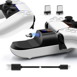 Nouveau Chargeur De Poignée Magnétique Ps5 Poignée P5 Double Chargeur Ps5 Chargeur De Siège Magnétique Double Chargeur Gp5-1626-Joyy48