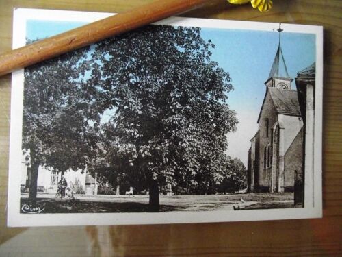 Carte Écrite En 1952: La Nocle Maulaix (Nièvre) La Place.