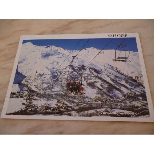 Carte Couleurs De Valloire En Savoie :Le Télésiège  Des Verneys