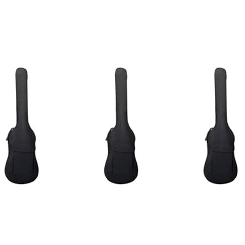 3x Électrique Housse Pour Guitare Basse Sac De Transport Rembourré Étui Souple Rembourrage 5 Mm Léger Et Imperméable