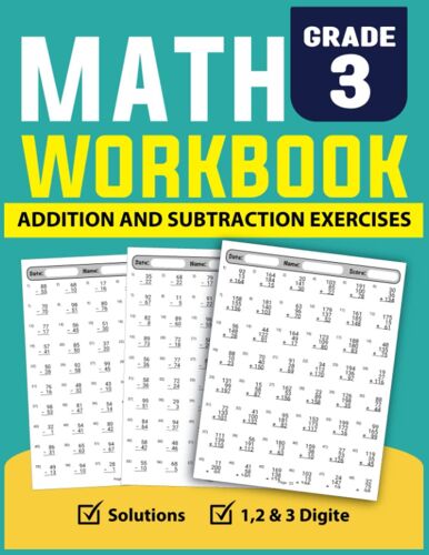 Math Workbook For Grade 3