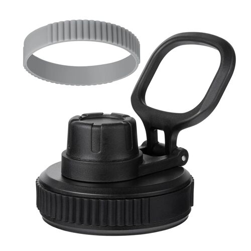 Couvercle Pour À Large Ouverture, Couvercles 16 20 24 32 40 Oz Chug De Remplacement, Capuchon Sport Gris