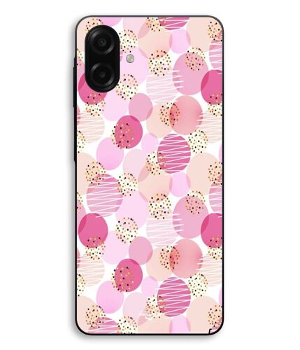 Coque Pour Samsung Galaxy A06 Fond De Texture Rose Rond Maniacase