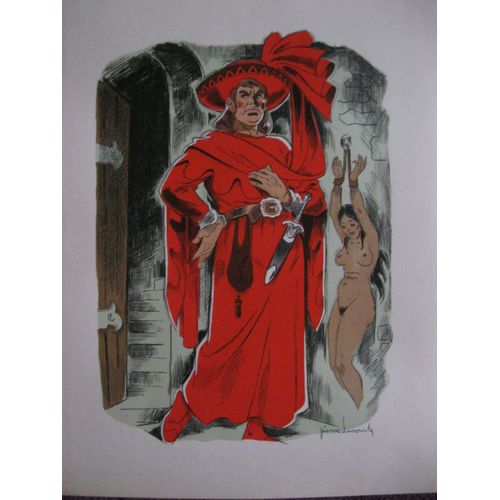 Pierre Leconte. Illustration Couleur Pour La Vie Des Dames Galantes De Brandome 2/20