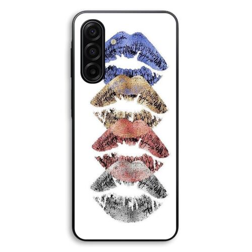 Coque Pour Samsung Galaxy A56 Bouche lèvres colorés Maniacase