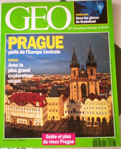 Géo  N° 168 : Prague Perle De L'europe Centrale
