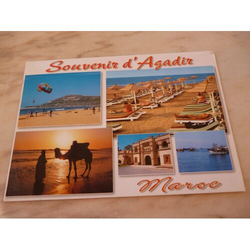 Carte Couleurs D'agadir Au Maroc.