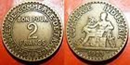 Bon Pour 2 Francs 1923 Ttb