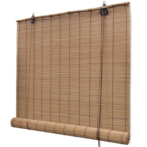 Store roulant Bambou Marron 140 x 160 cm