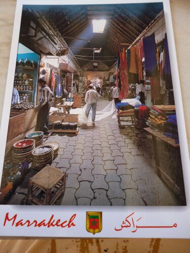 Carte Couleurs De Marrakech :Le Souk.