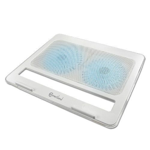 CONNECTLAND - 1604022 - SUPPORT VENTILÉ POUR ORDINATEUR PORTABLE - BLANC