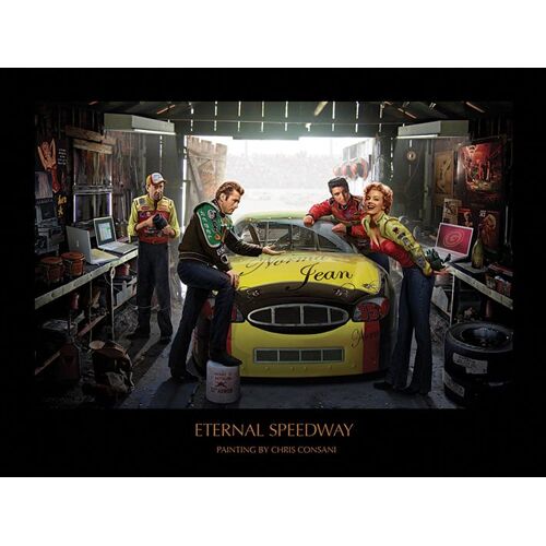 Eternal Speedway (Chris Consani) - Elvis Presley / Monroe - 60x80cm - Affiche / Poster Envoi En Tube