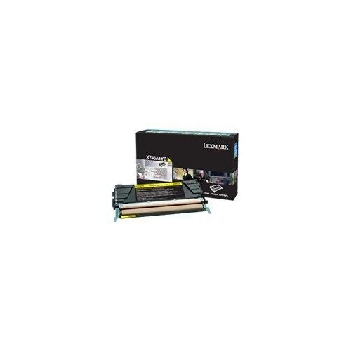 Lexmark - Jaune - original - cartouche de toner LCCP, LRP - pour Lexmark X746de, X748de, X748de LDS, X748de Statoil, X748dte