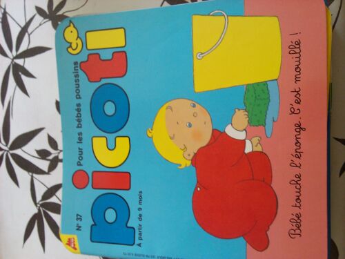 Picoti  N° 37 : Bébé Touche L'éponge. C'est Mouillé.