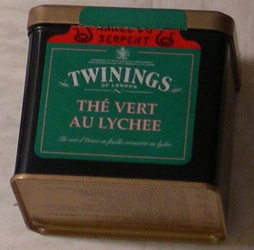 Boite Metal The Twinnings Thé Vert Au Lychee (Vide)