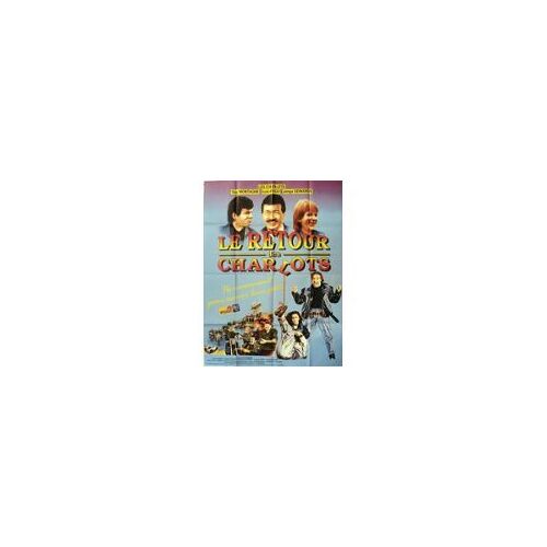 Le Retour Des Charlots - Affiche De Cinéma Pliée 120x160 Cm