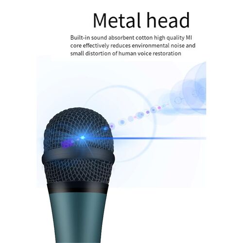 Microphone Microphone Filaire Professionnel Portable Microphone Dynamique Voix Micro pour Performance Vocale De Musique