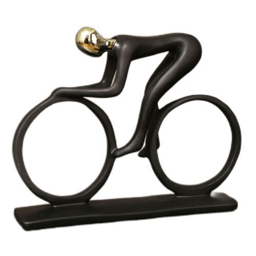 Statue d'athlète en résine, figurine de sport, sculpture à thème sportif élégant, artisanat abstrait moderne, décor de bureau, maison, salon