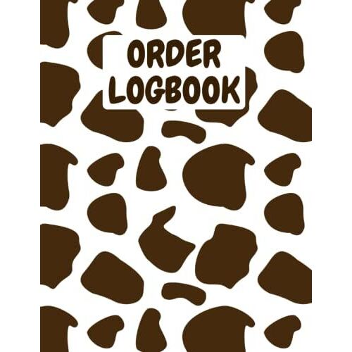 Order Logbook: Logbook Jungle 8.5x11 Animal Kingdom Themed Order Logbook V31
