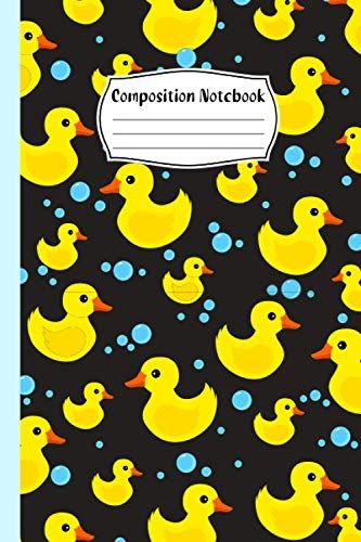 Duck Composition Notebook: Duck Lovers Blank Lined Composition Notebook Journal For Women, Girls, And Kids