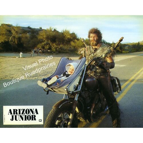 Arizona Junior - Raising Arizona : Jeu De 12 Photos D'exploitation Cinématographique - Format 21,5x27 Cm - De Joel & Ethan Coen Avec Nicolas Cage, Holly Hunter, John Goodman, William Forsythe - 1986