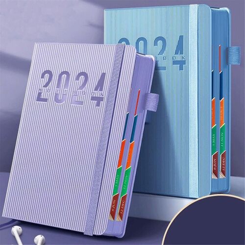 2024 Planning Notebook Plan Chinese Internal Page Notebook 365 Day Plan Calendar Schedule School Di