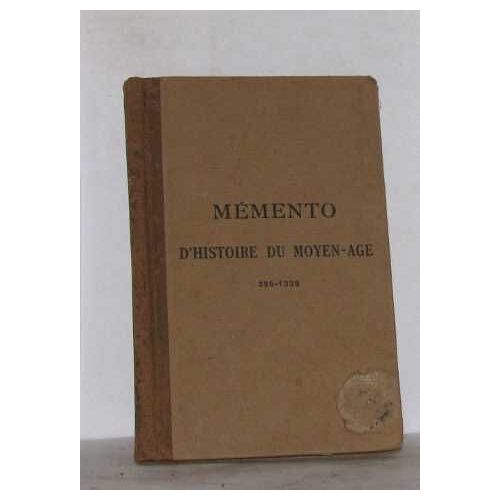 Mémento D'histoire Du Moyen-Âge