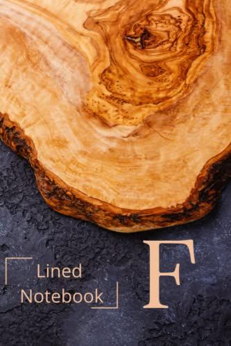 Monogrammed Notebook F: Initial Monogram Journal Personalized Gift For Men