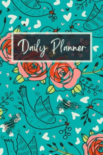 Daily Planner With 120 Undated Pages | Page A Day | Today's Goals | Water Intake Tracker | Budget Tracker | Appointment Schedule | Mood Tracker | ... | Gratitude | Reminder And More | 6"X9"