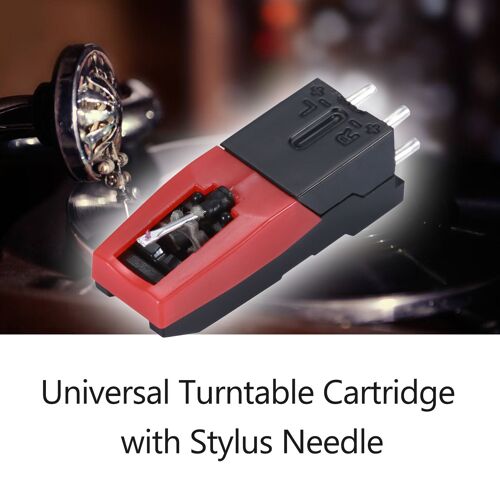 Cartouche de phonographe de platine universelle avec aiguille de stylet, accessoire de remplacement pour lecteur de disque vinyle