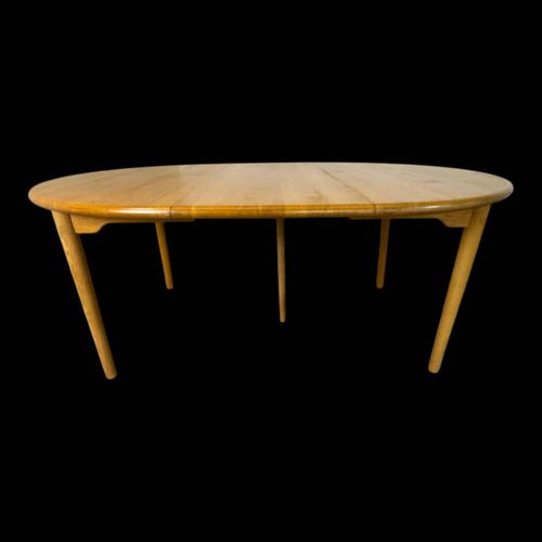 Table Manger Ronde Extensible En Chne Design Danois Du Milieu Du Sicle Annes 1960 Bois