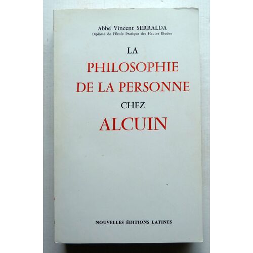 La Philosophie De La Personne Chez Alcuin