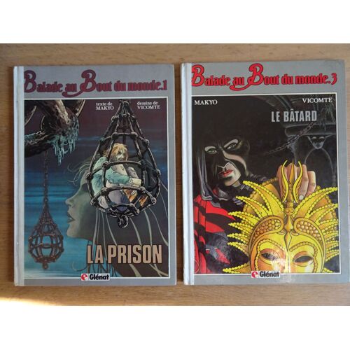 Lot Bd . Ballade Au Bout Du Monde Tomes 1 Et 3 . Livres De Bibliothèque