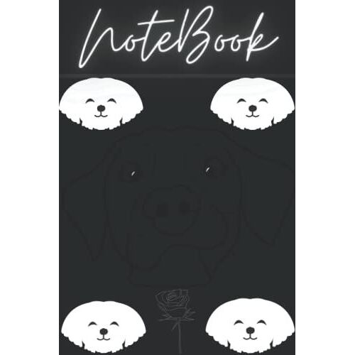 Notebook: Dog Notebook For Kids, Cute Notebook Journal 110 Pages ( 6 X 9 Inches).