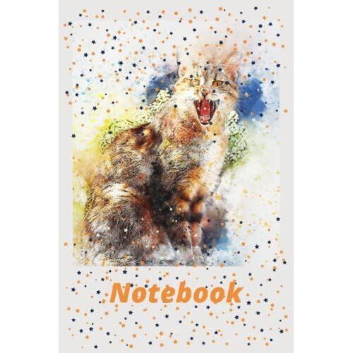 Sketchbook Notebook For Drawing, Doodling Or Sketching Cats: Cute Colorful Cats College Ruled Lined Pages-Journal Notbook-(6*9 Large)
