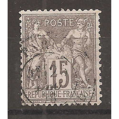 66 (1876) Sage Type I (N Sous B) 15c Gris Oblitéré (Cote 15e) (0898)