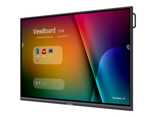 ViewSonic ViewBoard IFP7550-3 - 75" écran LCD rétro-éclairé par LED - interactive - 4K UHD (2160p) 3840 x 2160 - LED à éclairage direct