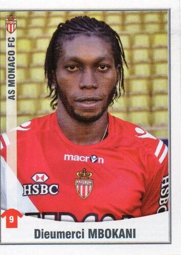Image Panini Foot 2011 Dieumerci Mbokani N°283 Monaco