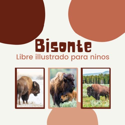 Libre Illustrado Para Ninos - Bisonte: Bisonte En Imágenes - Niños De 2 A 5 Años (Spanish Edition)
