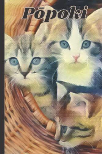 Popoki Notebook: A Cute Goup Of Popoki In A Basket Notepad