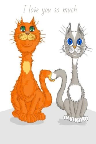 Notebook: Diary/Journal With Cute Cats (100 Pages In Line On Both Sides, Convenient Size 6x9. Creative Design, Quality Matte Cover).