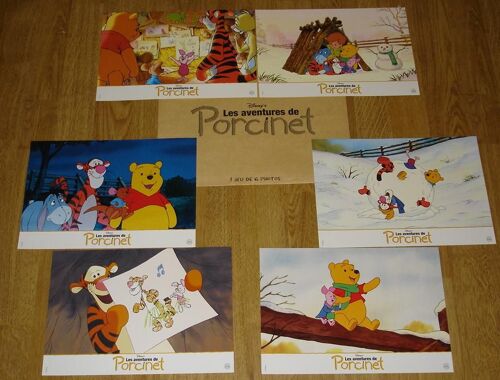 Les Aventures De Porcinet / Piglet's Big Movie - Jeu De 6 Photos D'exploitation Cinématographique - Format 20x28 Cm - Un Film De Francis Glebas Avec Les Voix De John Fiedler, Jim Cummings - Année 2002