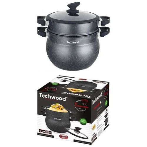 Couscoussier 8l Aluminium Préssé Tous Types De Feux + Induction Poignées Touché Velours