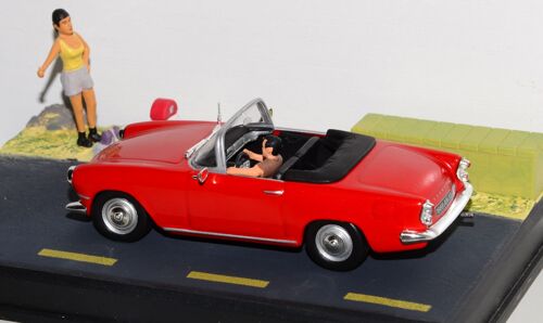 Simca Aronde Cabriolet - Diorama 1:43 La Route Bleue-Altaya
