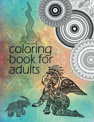 Coloring Page For Adults.: When You Have A Lot Of Free Time ... Coloring Book For Working Or Unemployed. For Grown-Ups And Teenagers.