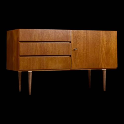 Buffet Et Commode Vintage En Teck Design Milieu De Sicle Des Annes 60 Bois