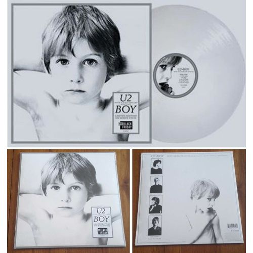 U2 Lp 33t 12" Boy 40ème Anniversaire Vinyle Blanc Edition Limitée Black Friday