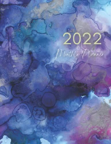 2022 Monthly Planner With 50 Journal Pages : Beautiful Cover