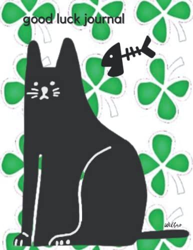 Giant Journal 500 Pages | Good Luck Black Cat Journal: Giant Journal 500 Page 8.5x11" | Giant Journal Book | Black Cat Journal Notebook | Cat Journal ... | Cat Themed Journal For Writing | Black Cat